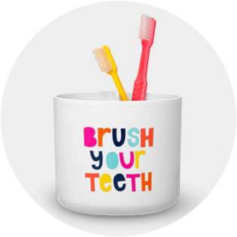 Pillowfort ‘Brush Your Teeth’ Bathroom Toothbrush Holder NWT